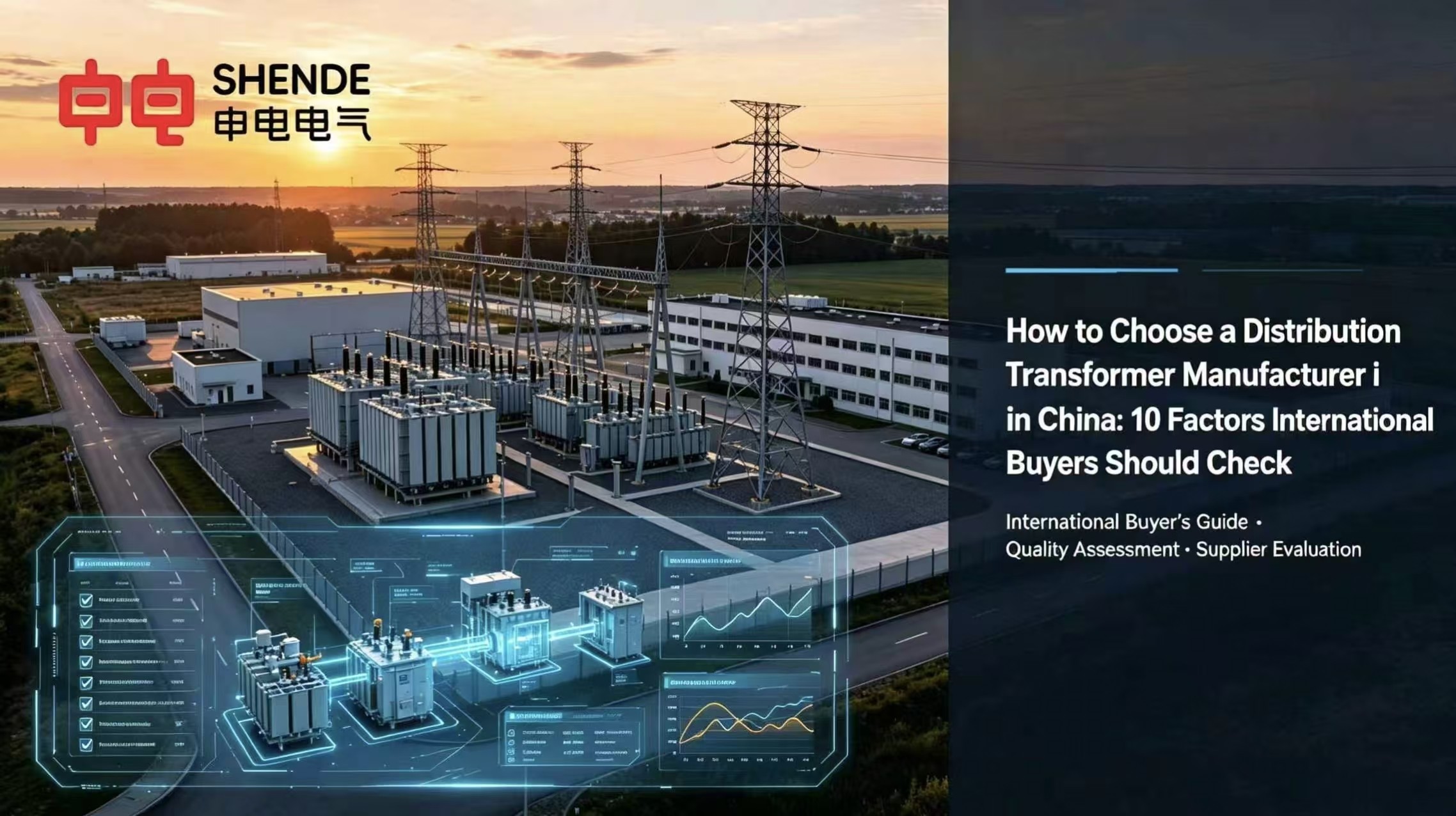 How to Choose a Distribution Transformer Manufacturer in China: 10 Factors International Buyers Should Check